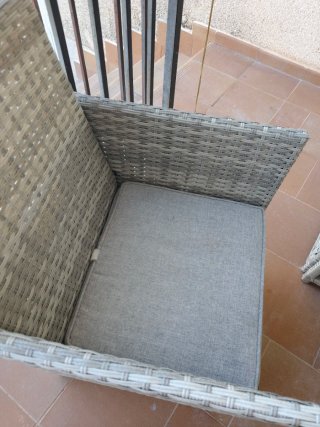 Mesa y sillas de jardín ratán