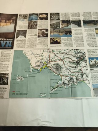 Mapa de Nápoles y alrededores
