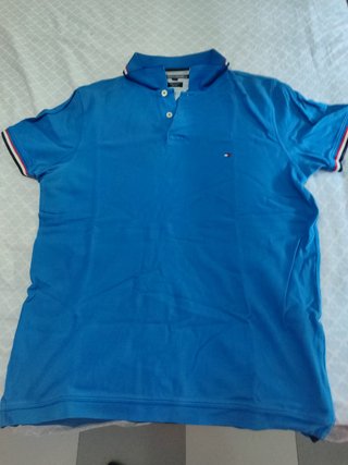Polo Tommy Hilfiger Azul Eléctrico Talla M