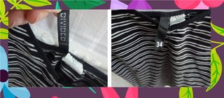 Top H&M Rayas Talla 34 XS