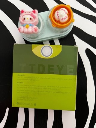 Lentillas TTDEYE Verdes -1.50 Miopía Nuevas 3-6m