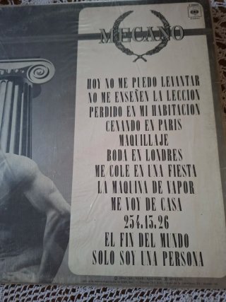 Vinilo Mecano - Pop Rock Nacional