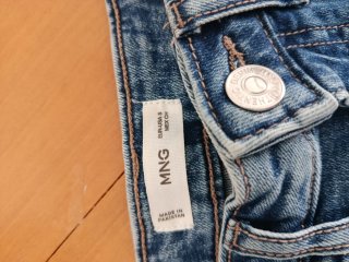Shorts vaqueros Mango Teen Talla S