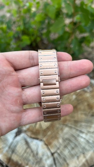 Seiko Mod Santos Oro Rosa 38mm