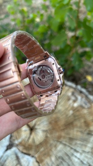 Seiko Mod Santos Oro Rosa 38mm