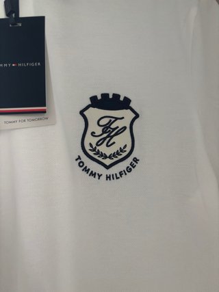 Polo Tommy Hilfiger Blanco Nuevo Talla M