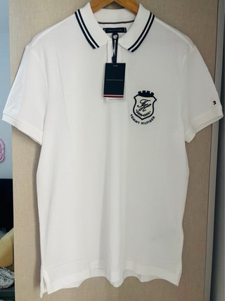 Polo Tommy Hilfiger Blanco Nuevo Talla M