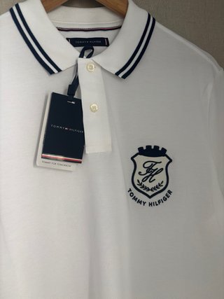 Polo Tommy Hilfiger Blanco Nuevo Talla M
