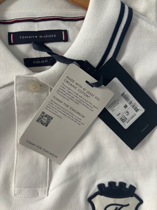 Polo Tommy Hilfiger Blanco Nuevo Talla M