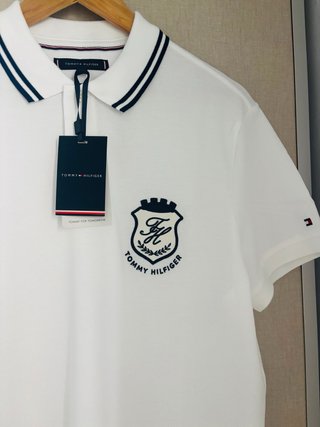 Polo Tommy Hilfiger Blanco Nuevo Talla M