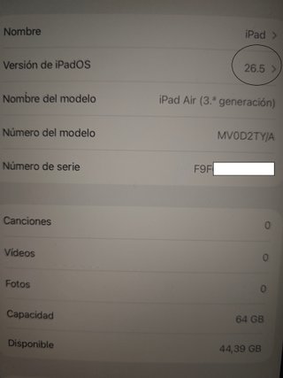 iPad Air 3ª Gen 64GB Plata