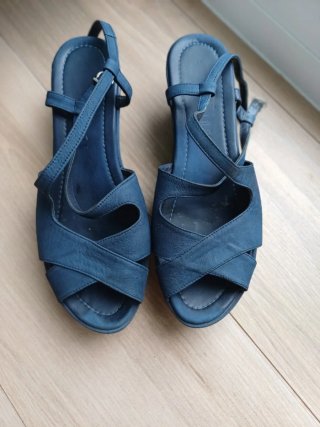 Sandalias de piel