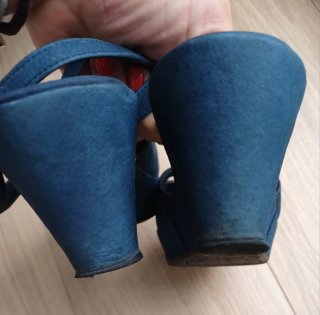 Sandalias de piel