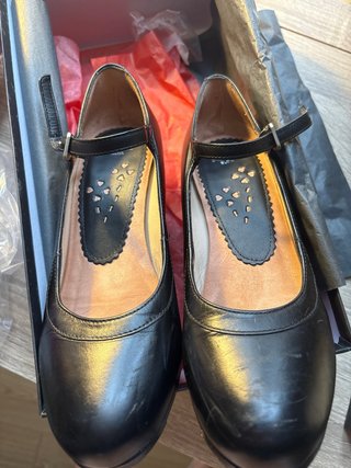 Zapato Bulería Piel Negro talla 36