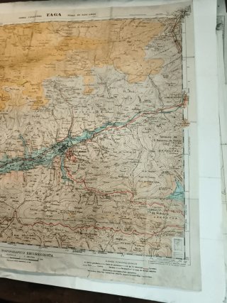 Mapa Topográfico Excursionista Taga