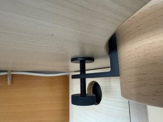 Soporte Portavasos Escritorio Pinza Madera