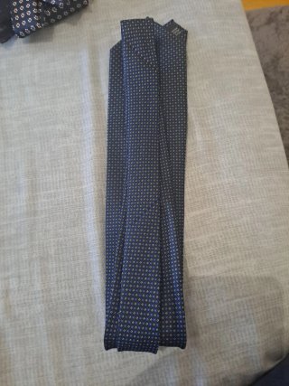 Corbata Roberto Torreta Azul y Dorado