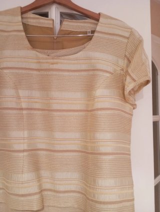 Traje chaqueta SANGAPHER beige/dorado