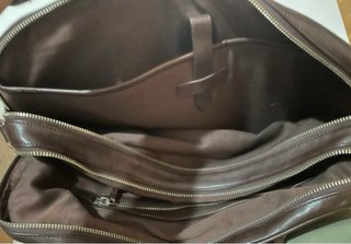 Bolso Viaje 24h Massimo Dutti Azul/Marrón