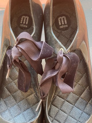 Lote 2 pares zapatos Melissa negros