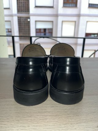 Mocasines de piel negros