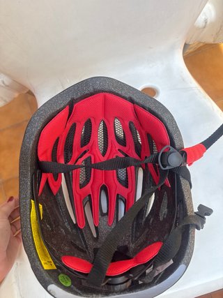 Casco Bici/Patinete Negro y Rojo