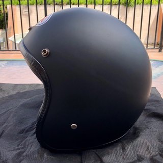 Casco Custom Negro Mate