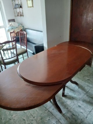Mesa comedor madera extensible