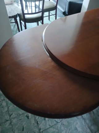 Mesa comedor madera extensible