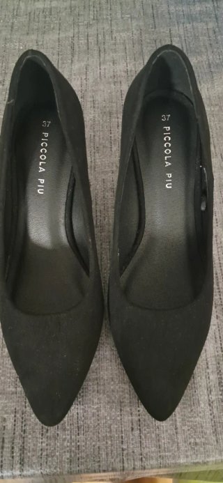 Zapatos de ante negro PICCOLA PIU talla 37