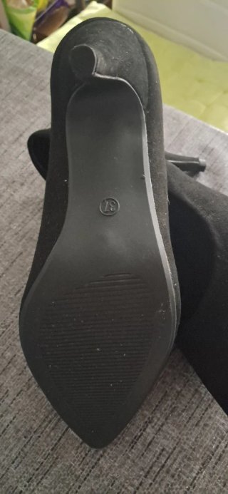 Zapatos de ante negro PICCOLA PIU talla 37