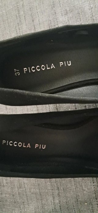 Zapatos de ante negro PICCOLA PIU talla 37