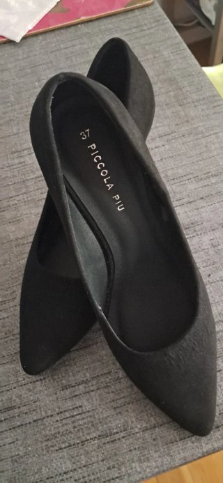 Zapatos de ante negro PICCOLA PIU talla 37