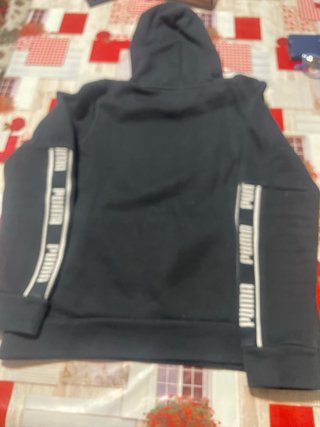 Felpa Puma con cappuccio nera taglia L