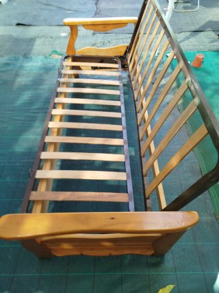 Estructura Sofá Cama Madera y Metal