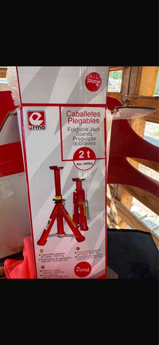 Caballetes Plegables 2 Toneladas (2 Unidades)