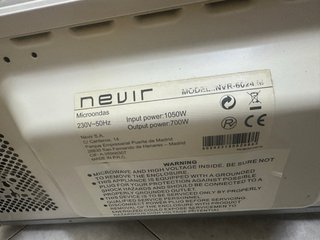 Microondas Nevir Blanco