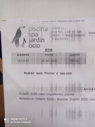 Robot Limpiafondos Dolphin S200