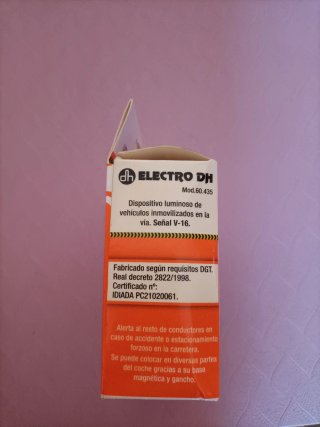 Baliza Luminosa 360º y Linterna Electro DH