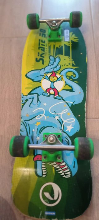 Skate 50 Verde con Dibujo