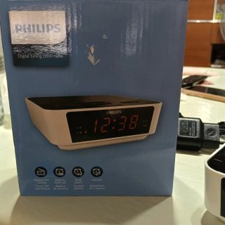 Radio Despertador Philips Digital