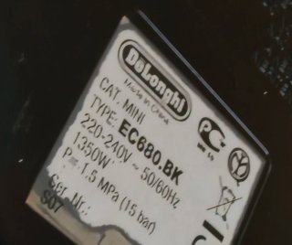 Cafetera Delonghi Dedica
