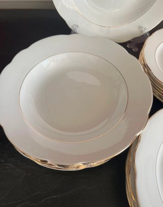 Richard Ginori Set 6 Persone Porcellana Oro Bianco