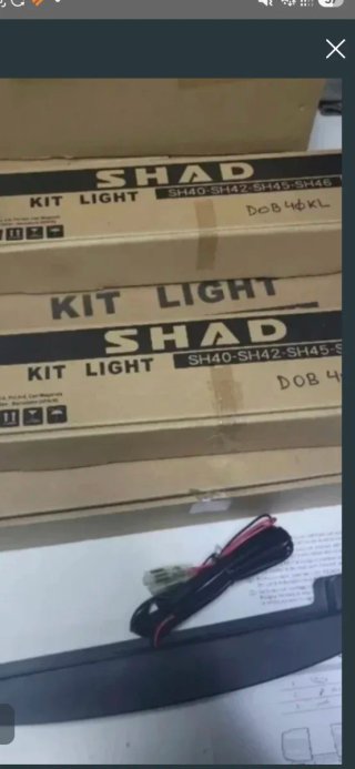 Luz de freno LED maletas m SHAD