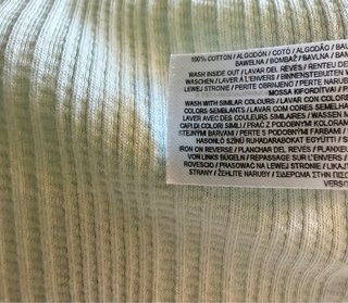T-shirt cotone verde menta Primark