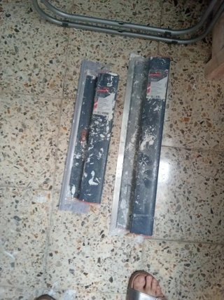 Espátulas para alisado de paredes