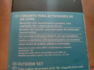 Set Bresser para exteriores: prismáticos, brújula,