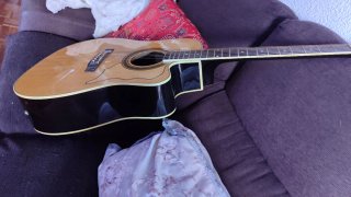 Guitarra Electroacústica Johnson con Funda Rígida