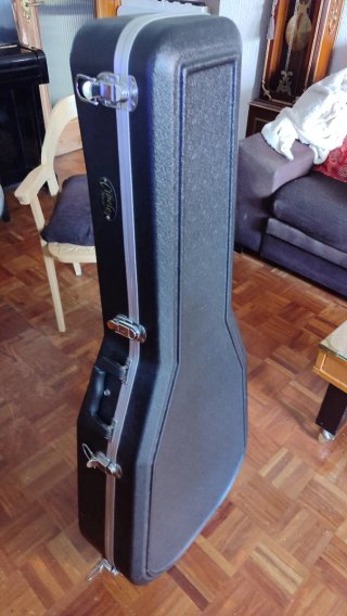 Guitarra Electroacústica Johnson con Funda Rígida
