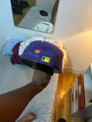 Gorra New Era Morada y Naranja
